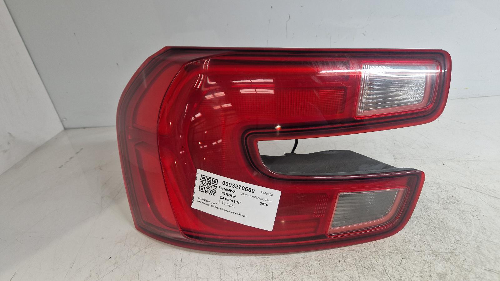 View Auto part L Taillight Citroen C4 Picasso 2016