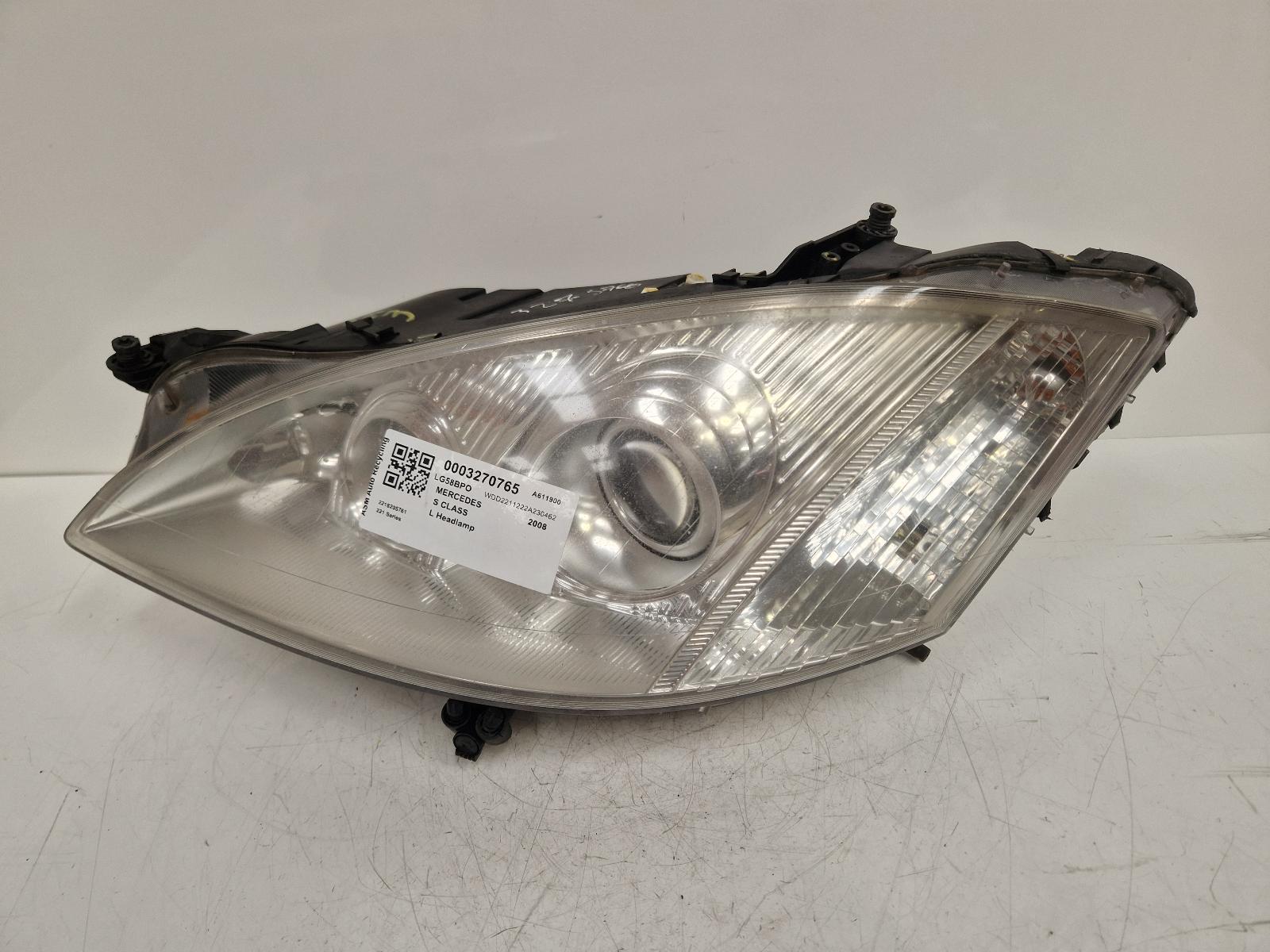 View Auto part L Headlamp Mercedes S Class 2008