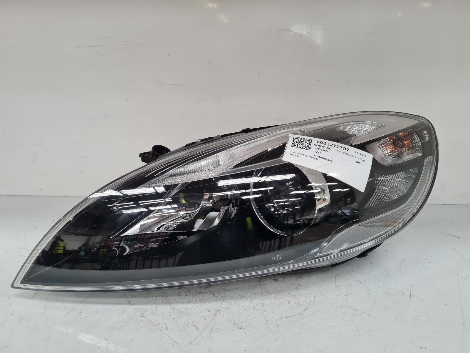View Auto part L Headlamp Volvo V40 2013