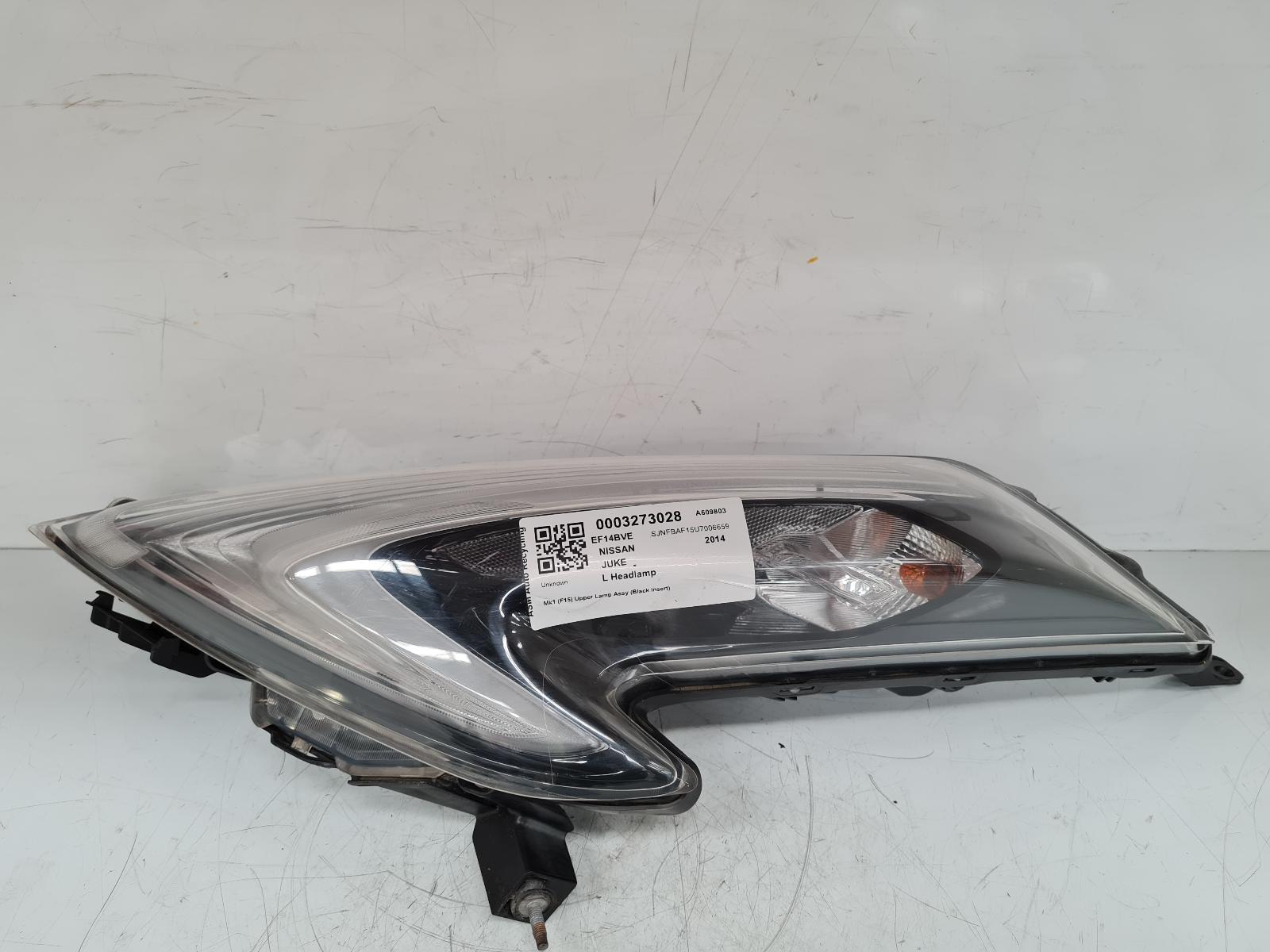 View Auto part L Headlamp Nissan Juke 2014