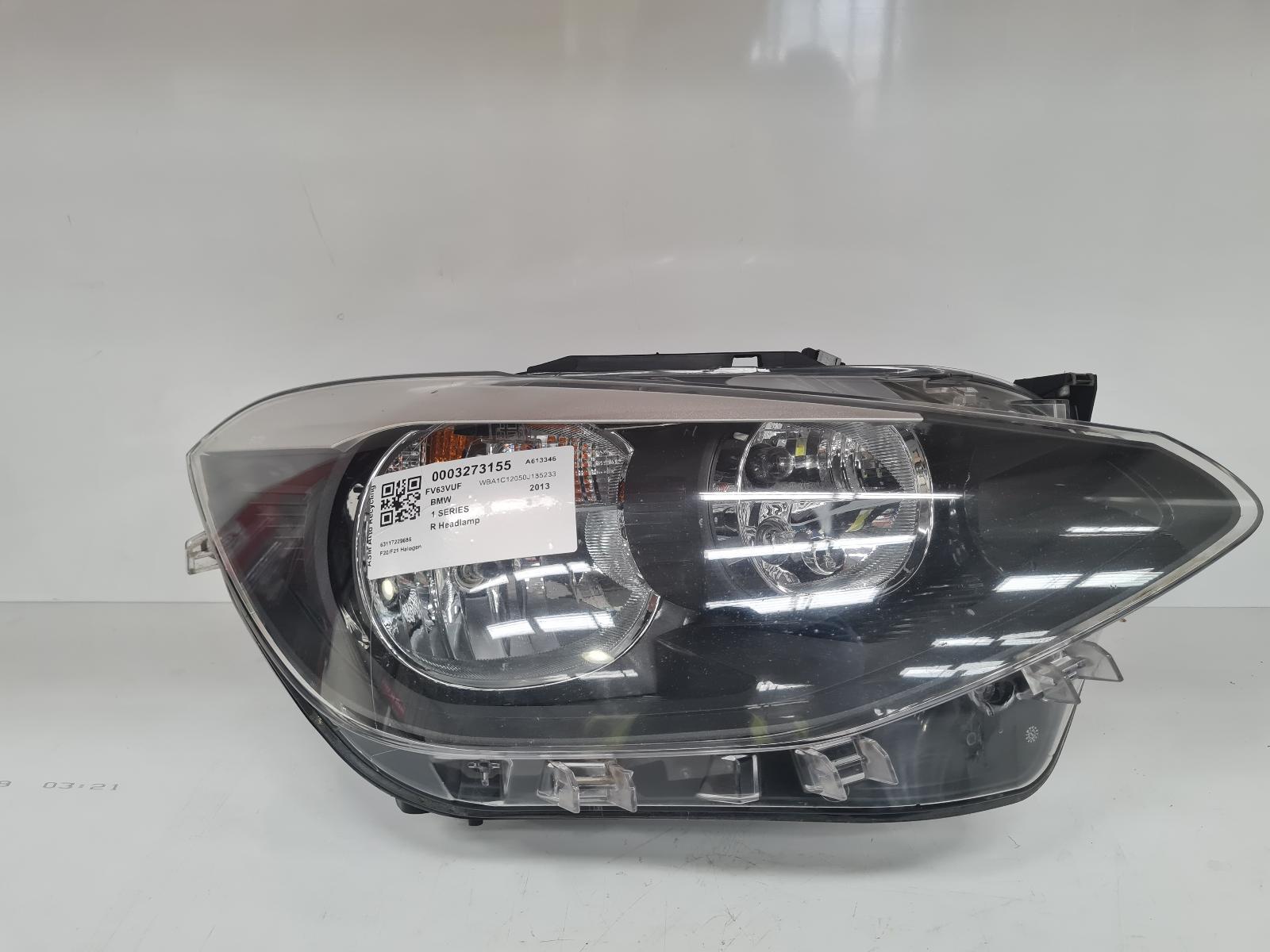 View Auto part R Headlamp Bmw 1 Series 2013