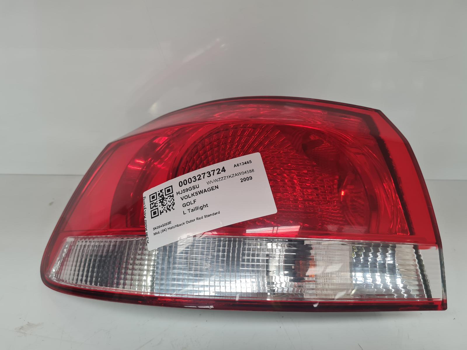 View Auto part L Taillight Volkswagen Golf 2009