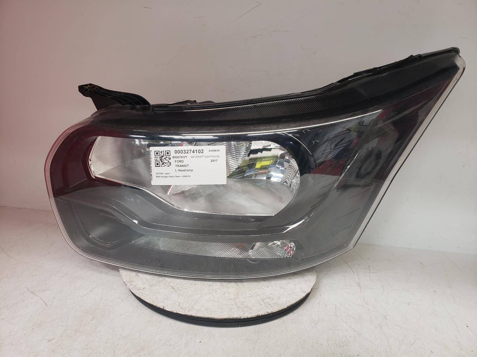 View Auto part L Headlamp Ford Transit 2017
