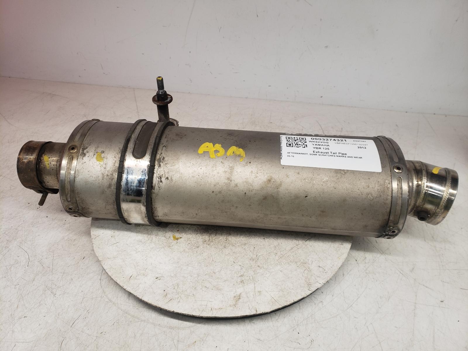 View Auto part Exhaust Tail Pipe Yamaha Ybr 125 2012