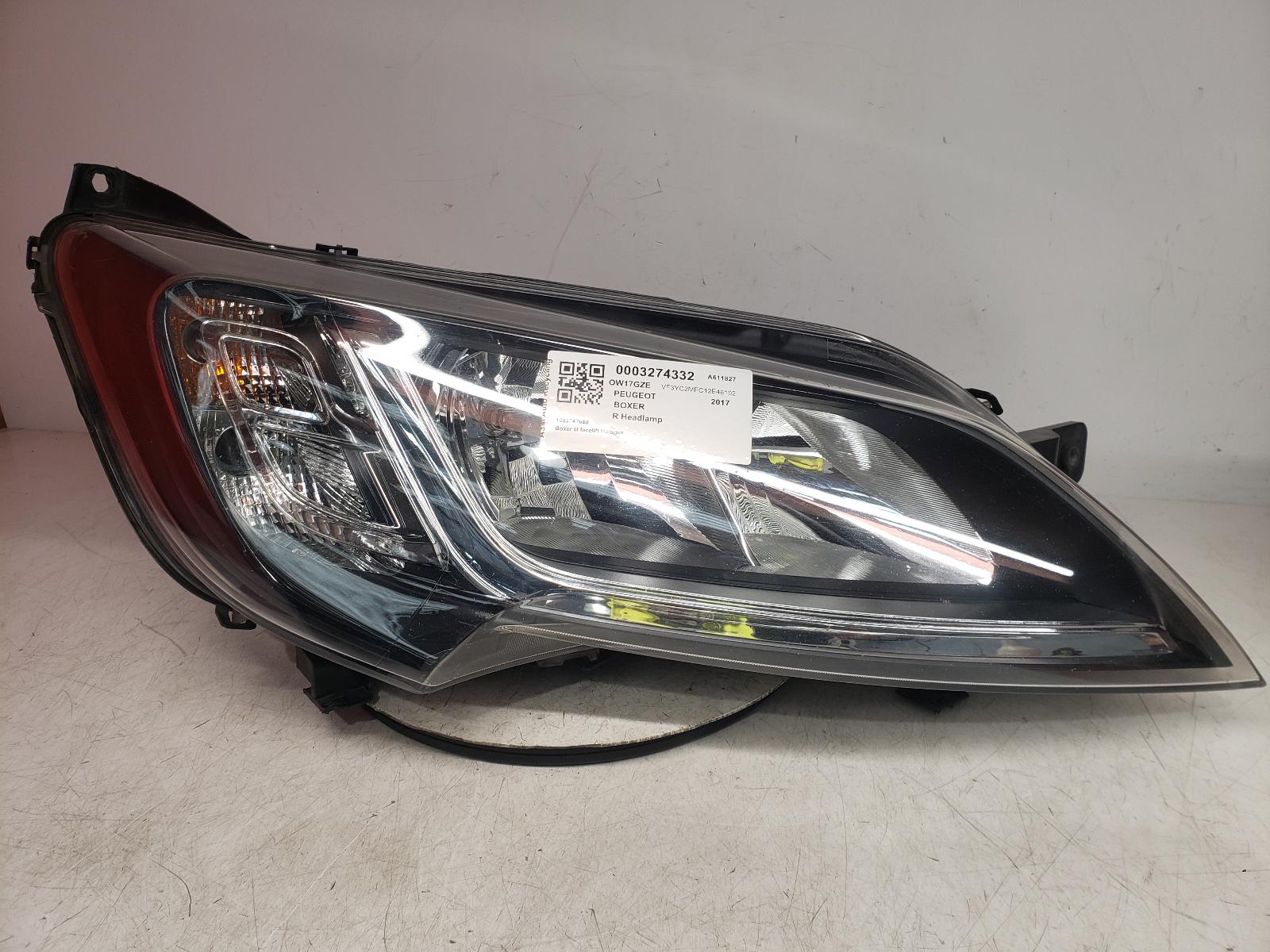 View Auto part R Headlamp Peugeot Boxer 2017