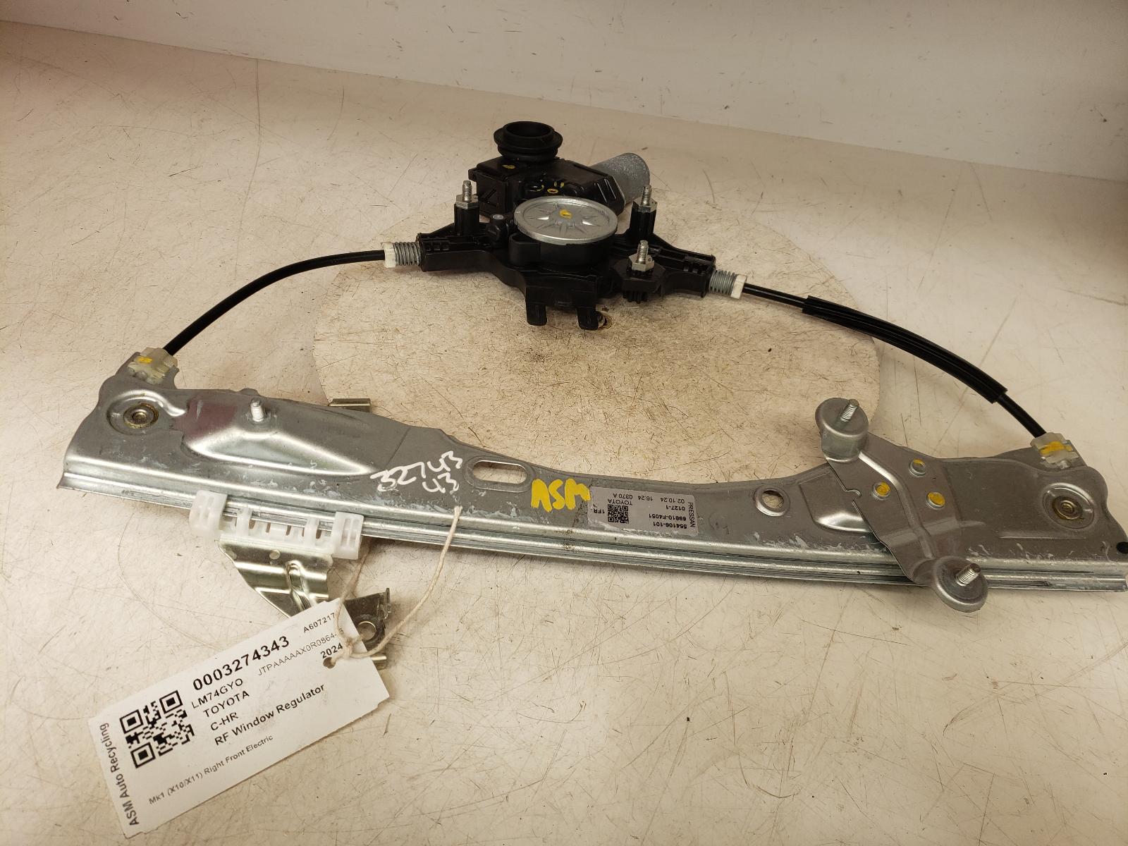View Auto part RF Window Regulator Toyota C-hr 2024