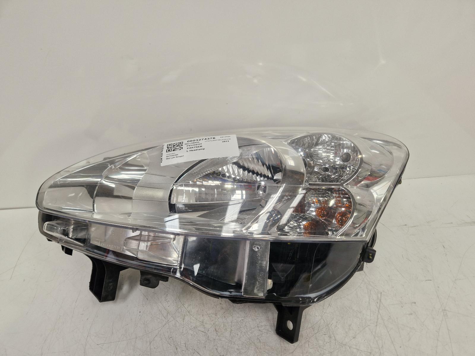 View Auto part L Headlamp Peugeot Partner 2013