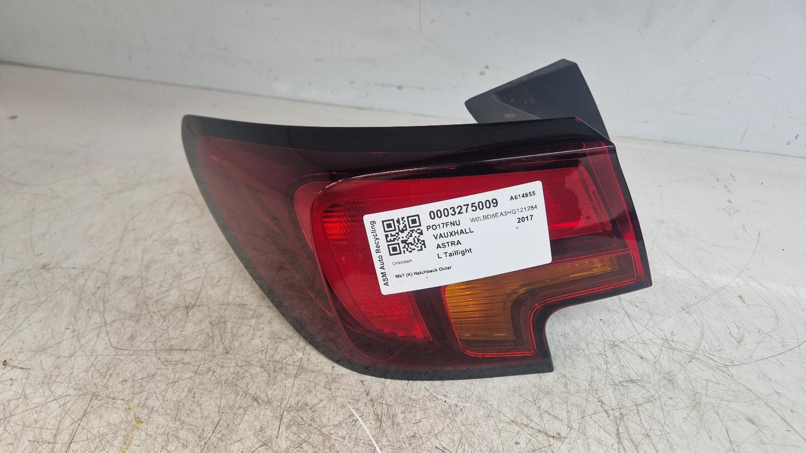 View Auto part L Taillight Vauxhall Astra 2017