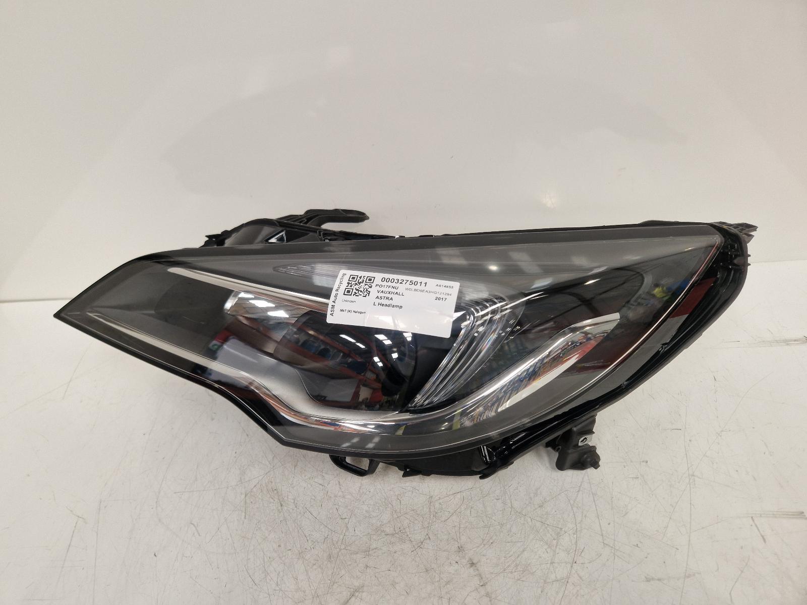 View Auto part L Headlamp Vauxhall Astra 2017