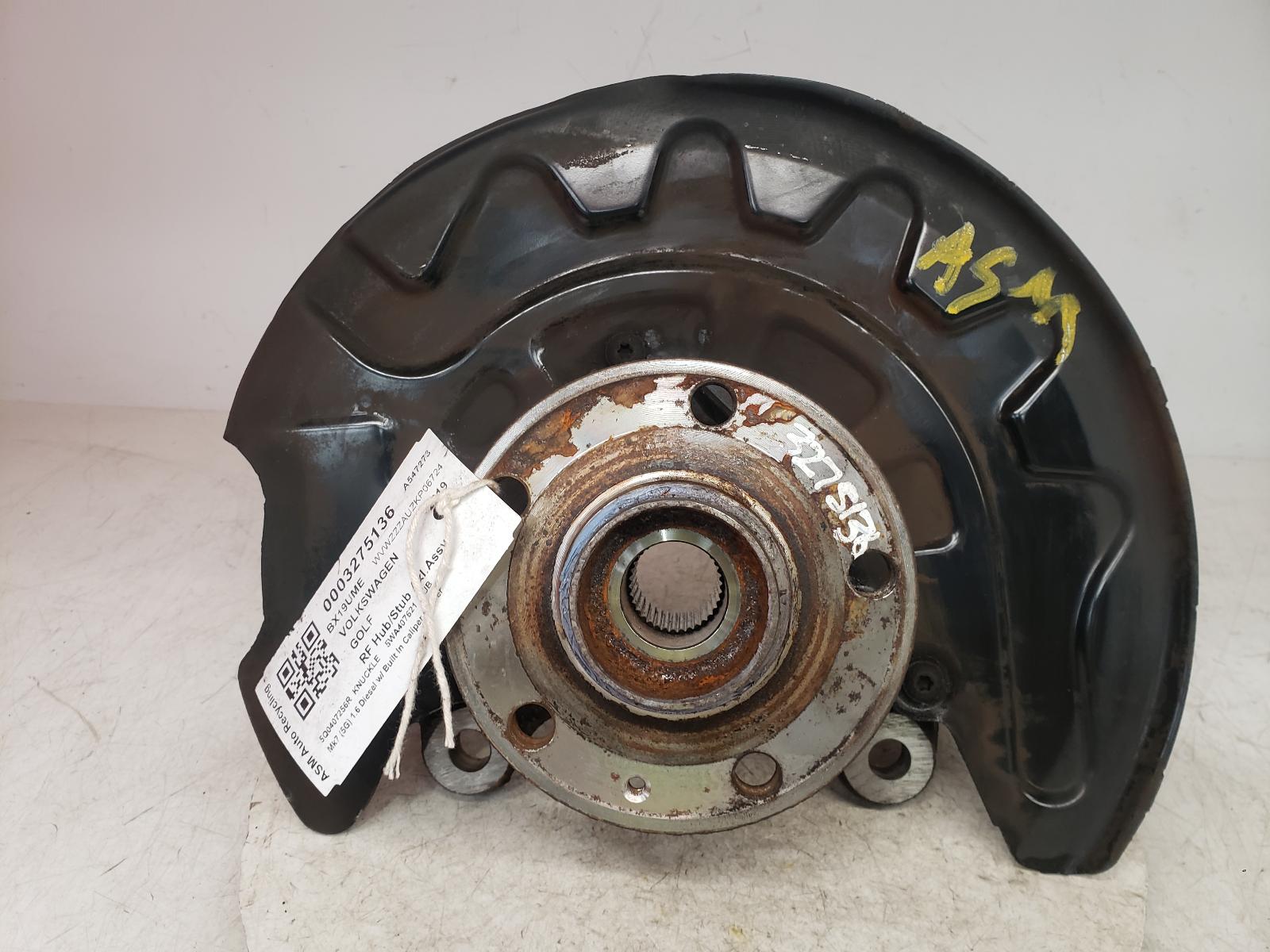 View Auto part RF Hub/Stub Axle Assembly Volkswagen Golf 2019