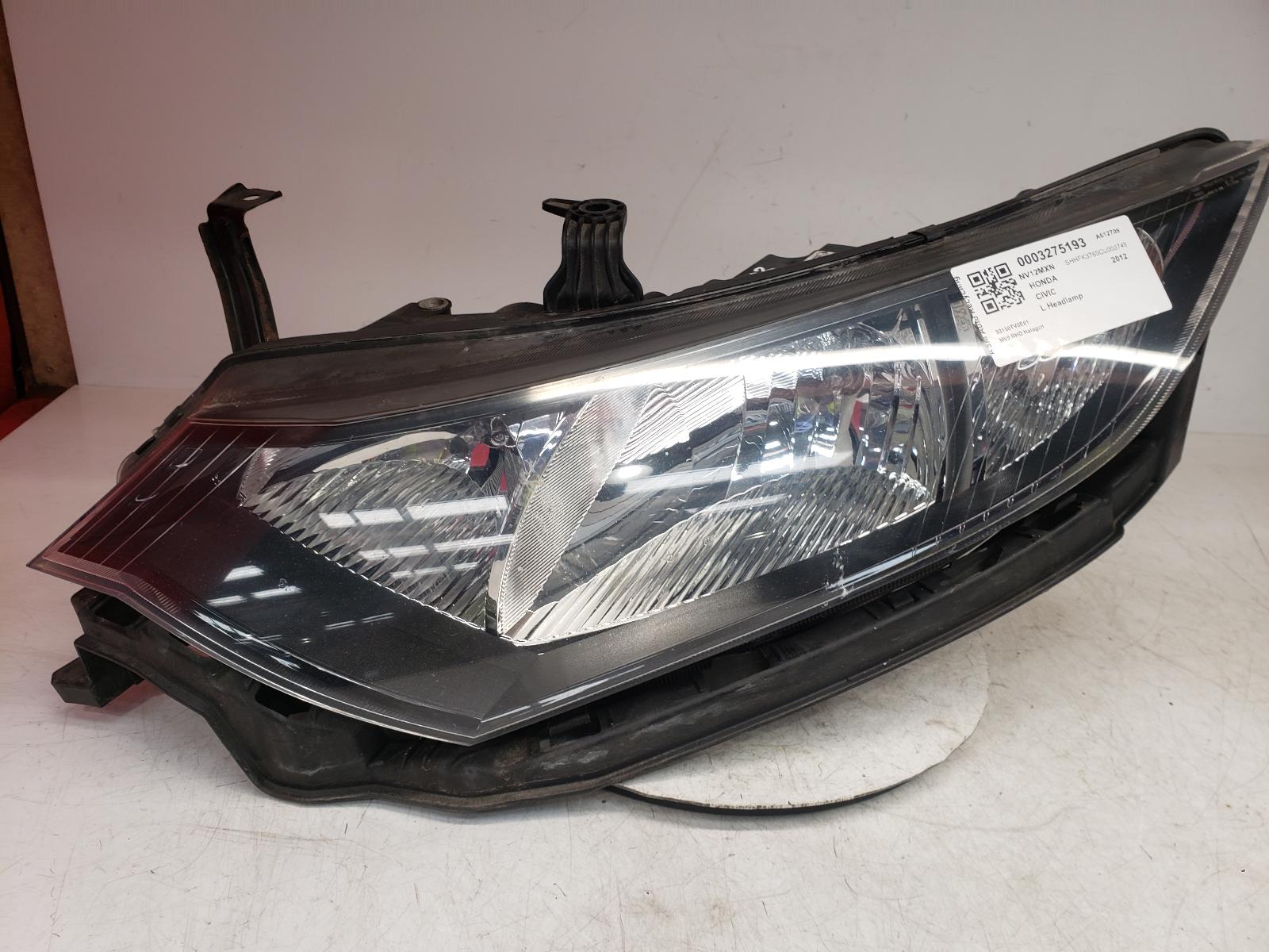 View Auto part L Headlamp Honda Civic 2012