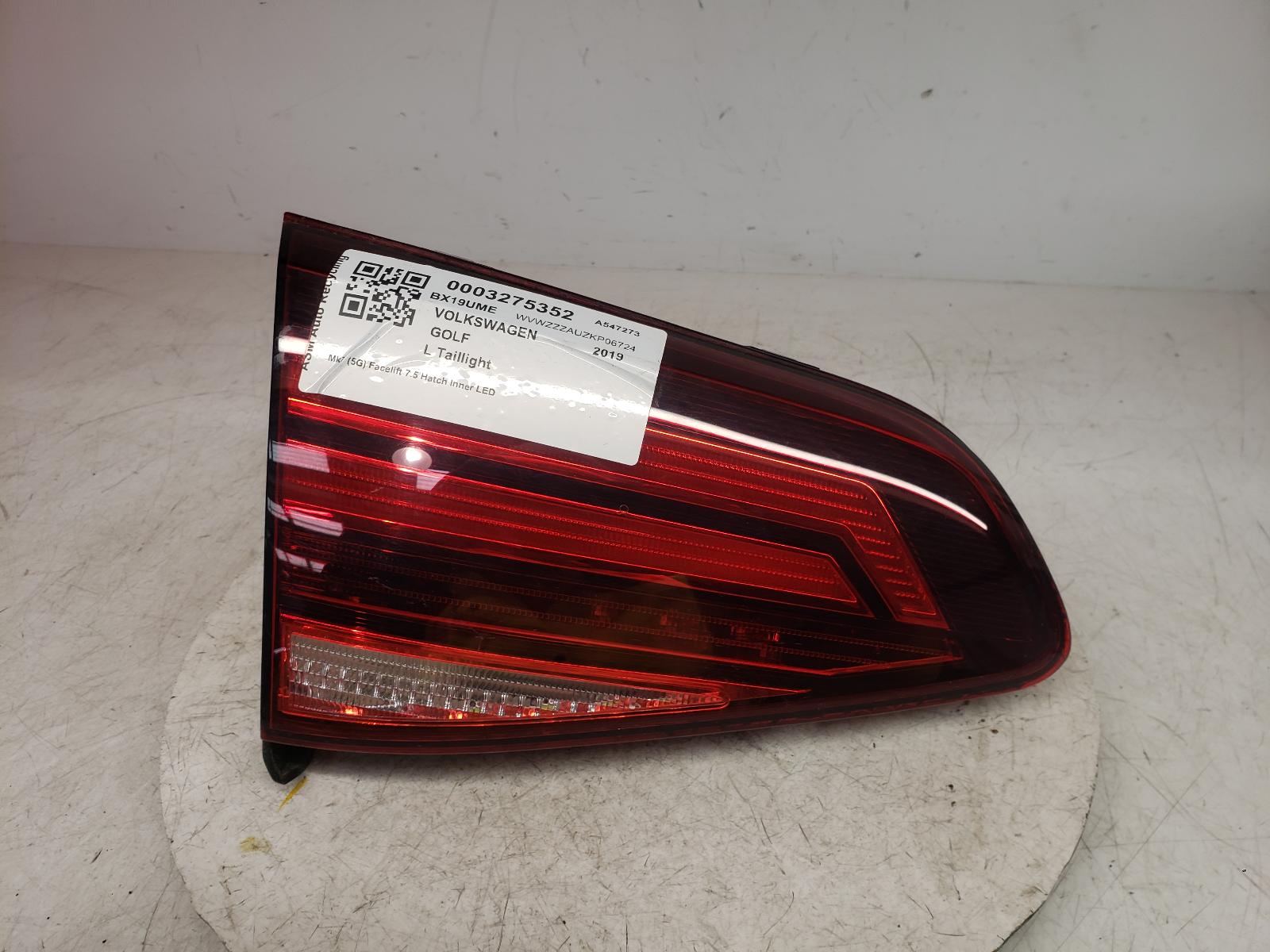 View Auto part L Taillight Volkswagen Golf 2019