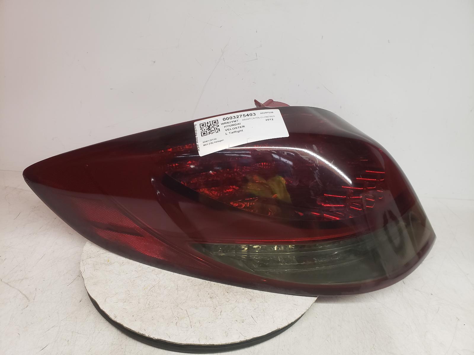 View Auto part L Taillight Hyundai Veloster 2012