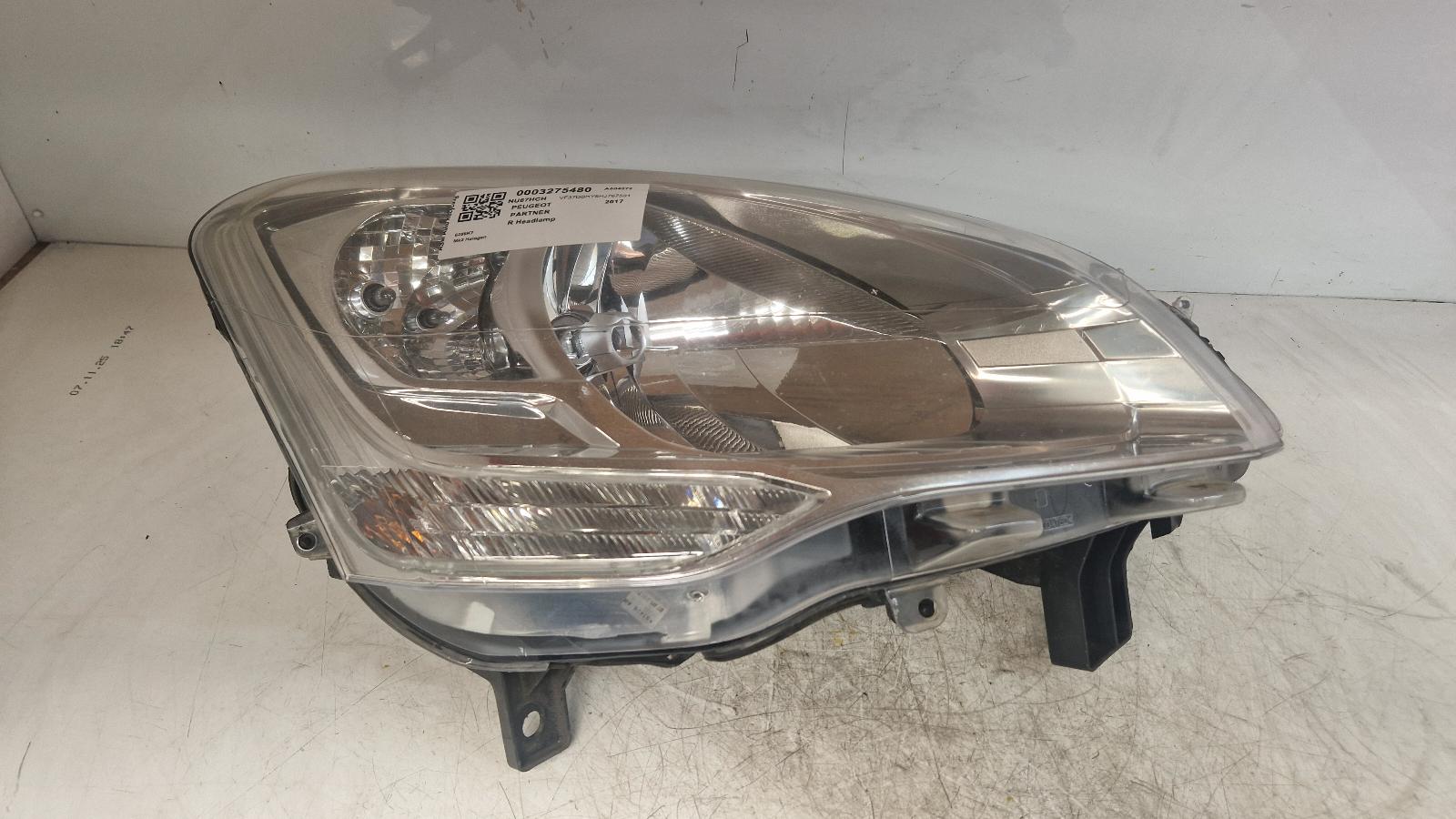 View Auto part R Headlamp Peugeot Partner 2017