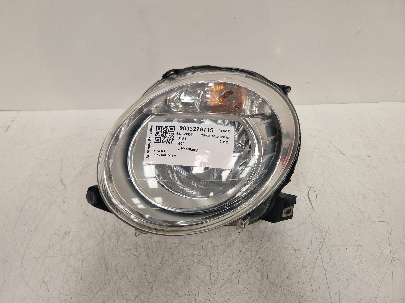 View Auto part L Headlamp Fiat 500 2012