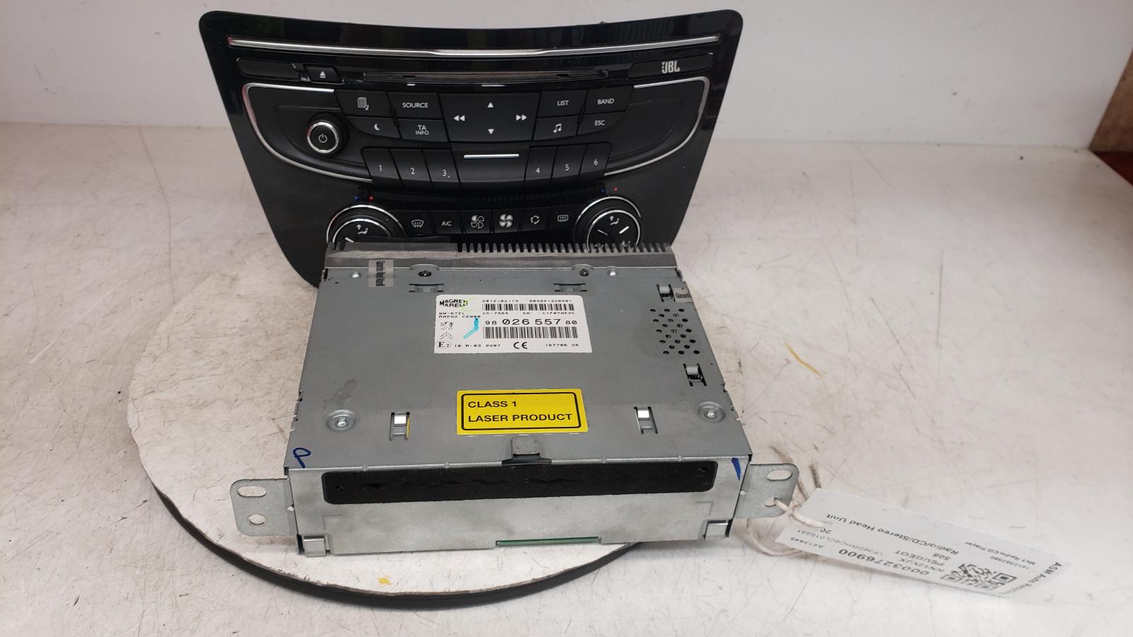 View Auto part A/V Equipment Peugeot 508 2012