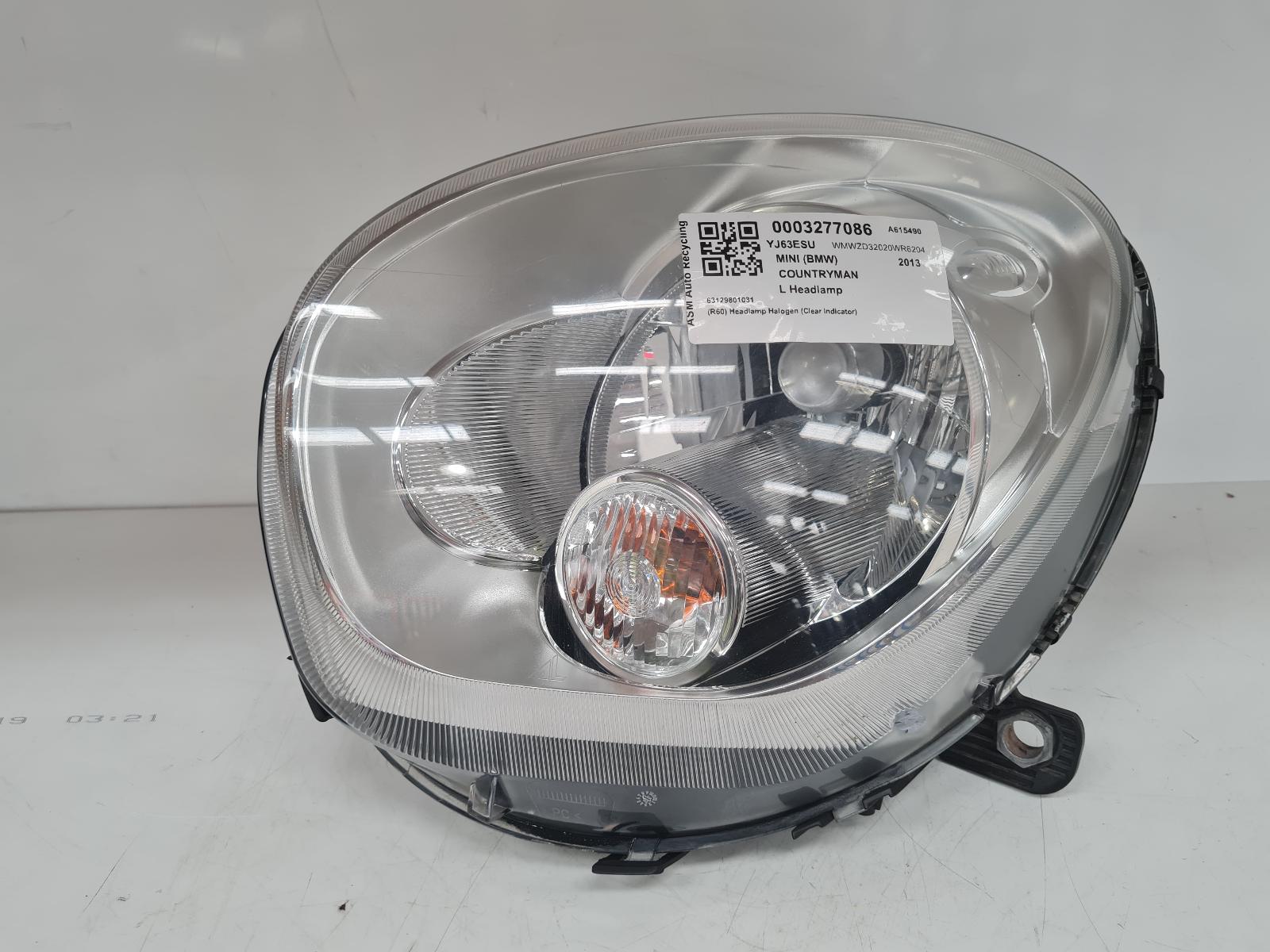 View Auto part L Headlamp Mini (bmw) Countryman 2013
