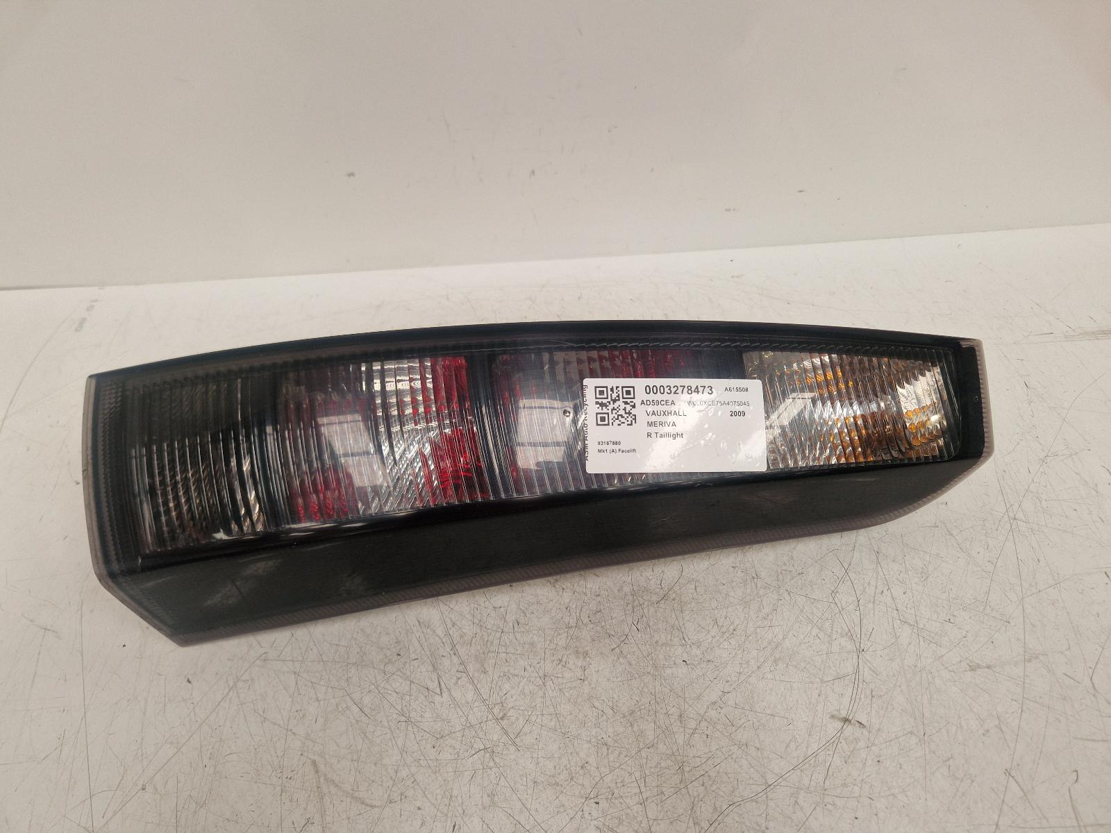 View Auto part R Taillight Vauxhall Meriva 2009