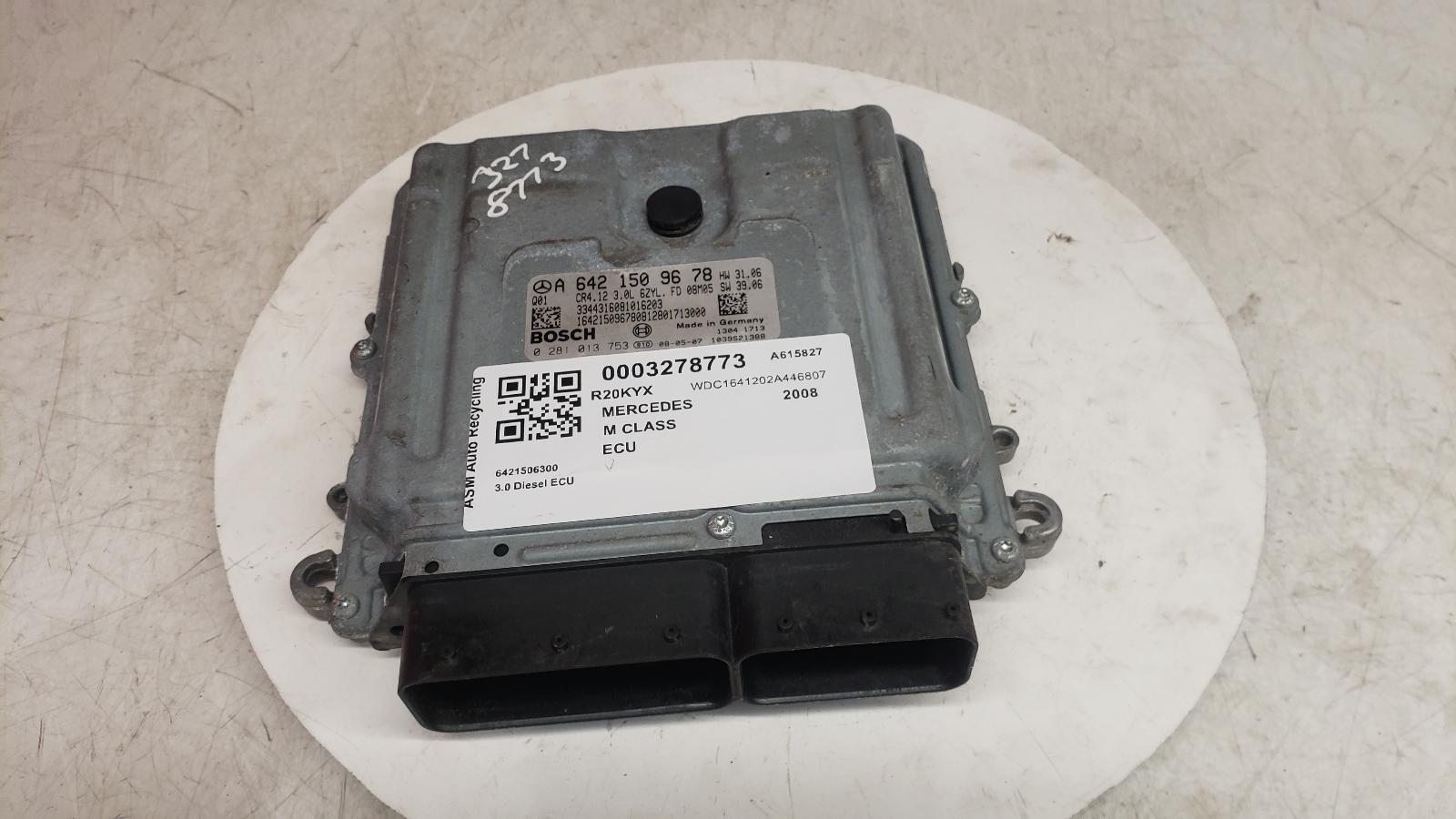 View Auto part ECU Mercedes M Class 2008