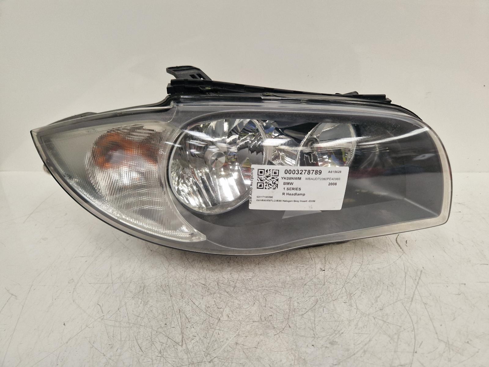 View Auto part R Headlamp Bmw 1 Series 2008