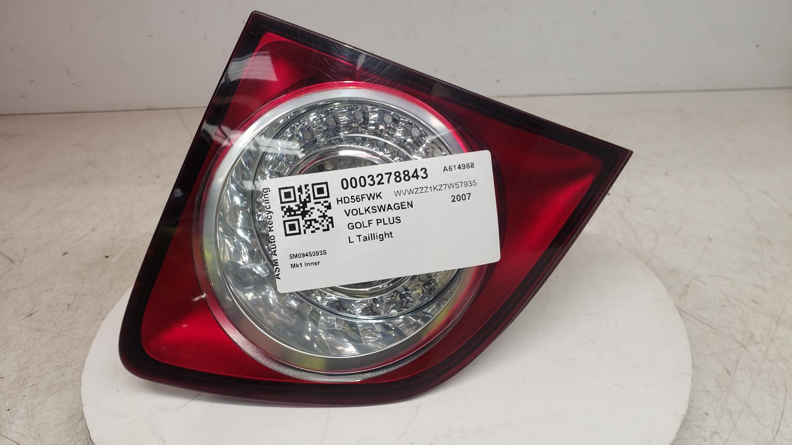 View Auto part L Taillight Volkswagen Golf Plus 2007