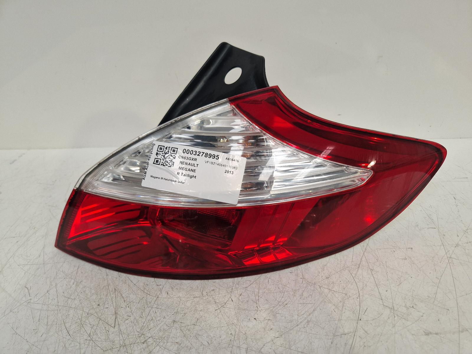 View Auto part R Taillight Renault Megane 2013