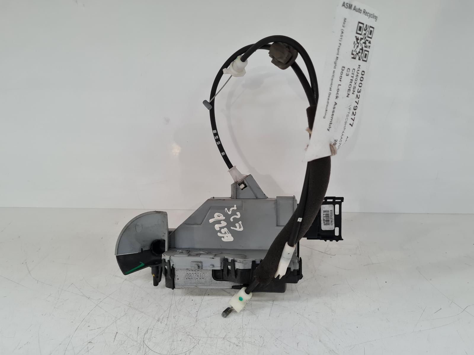 View Auto part Door Lock Assembly Citroen C3 2010