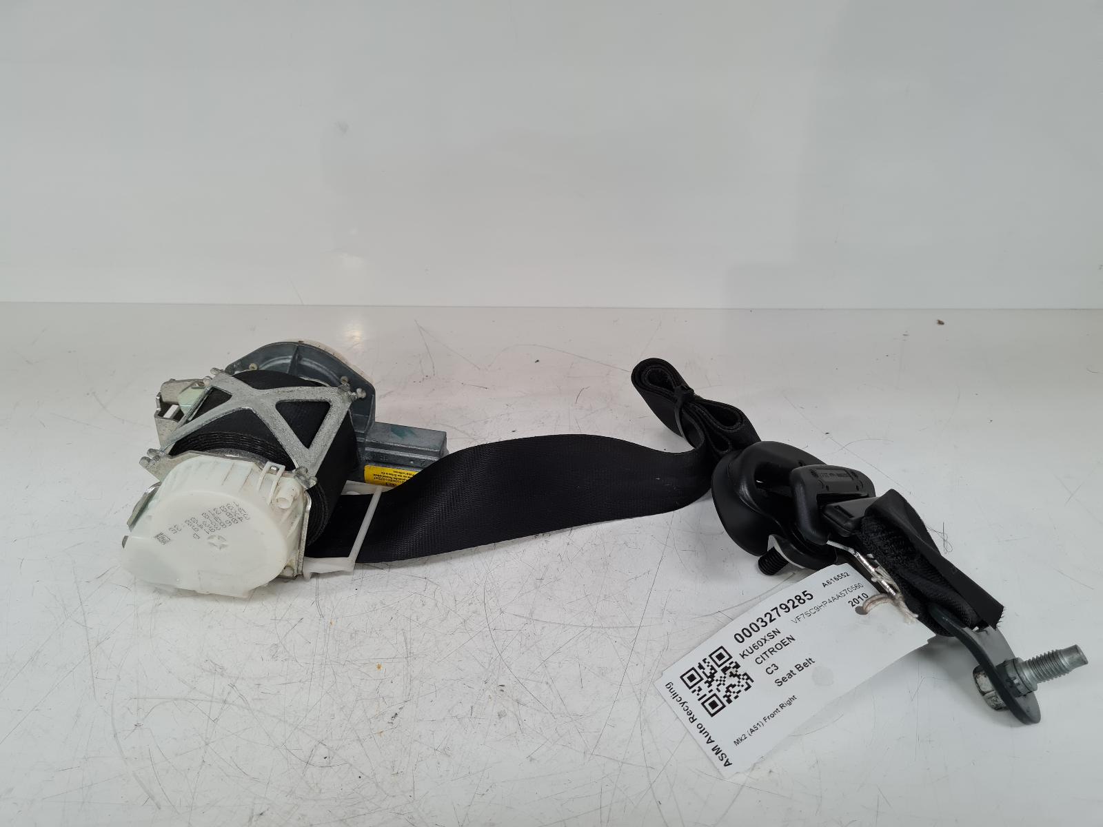 View Auto part Seat Belt Citroen C3 2010