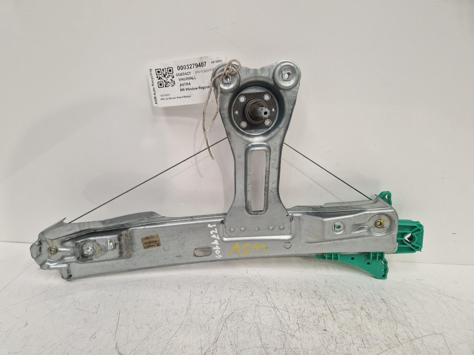 View Auto part RR Window Regulator Vauxhall Astra 2015