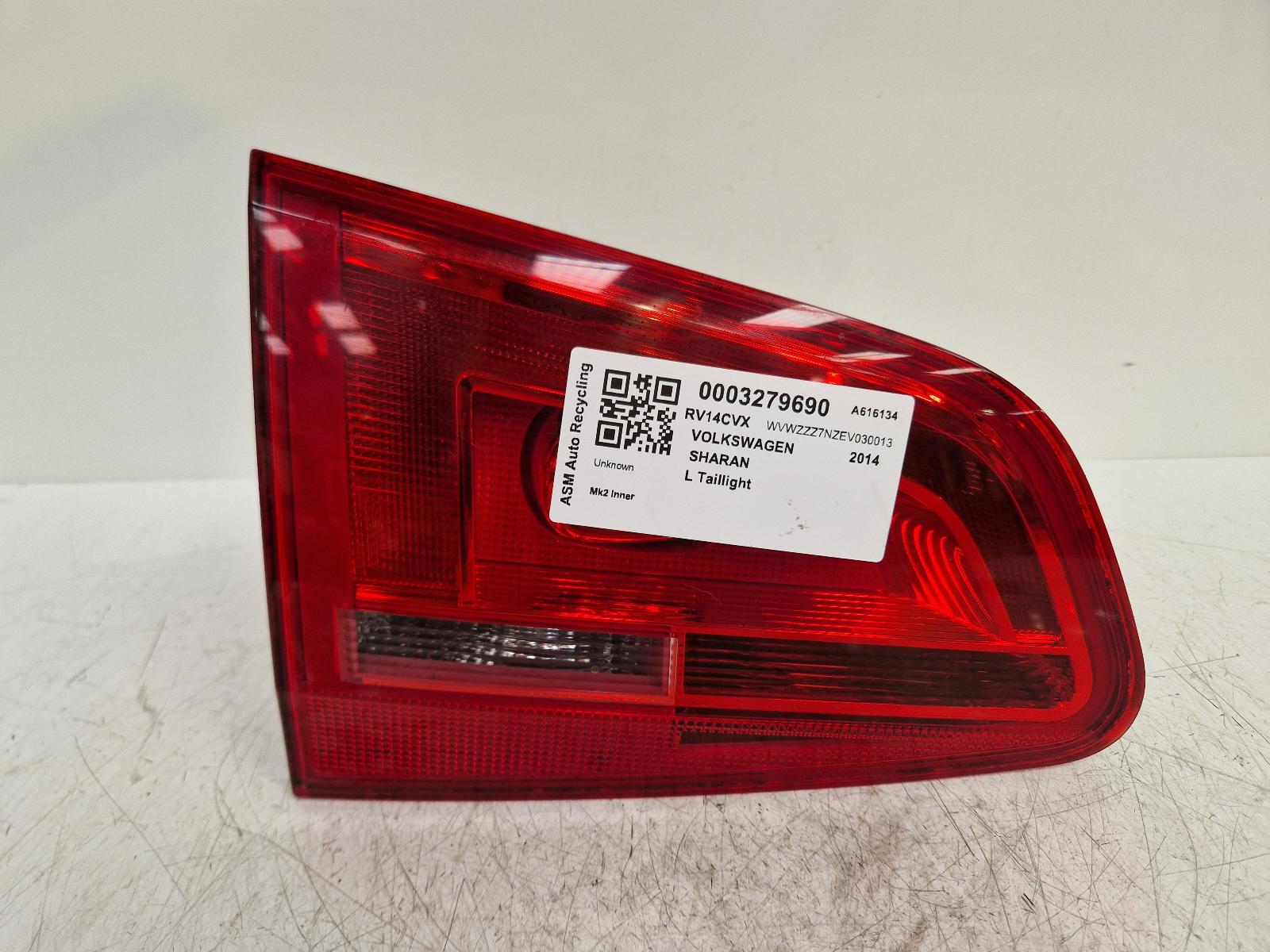 View Auto part L Taillight Volkswagen Sharan 2014