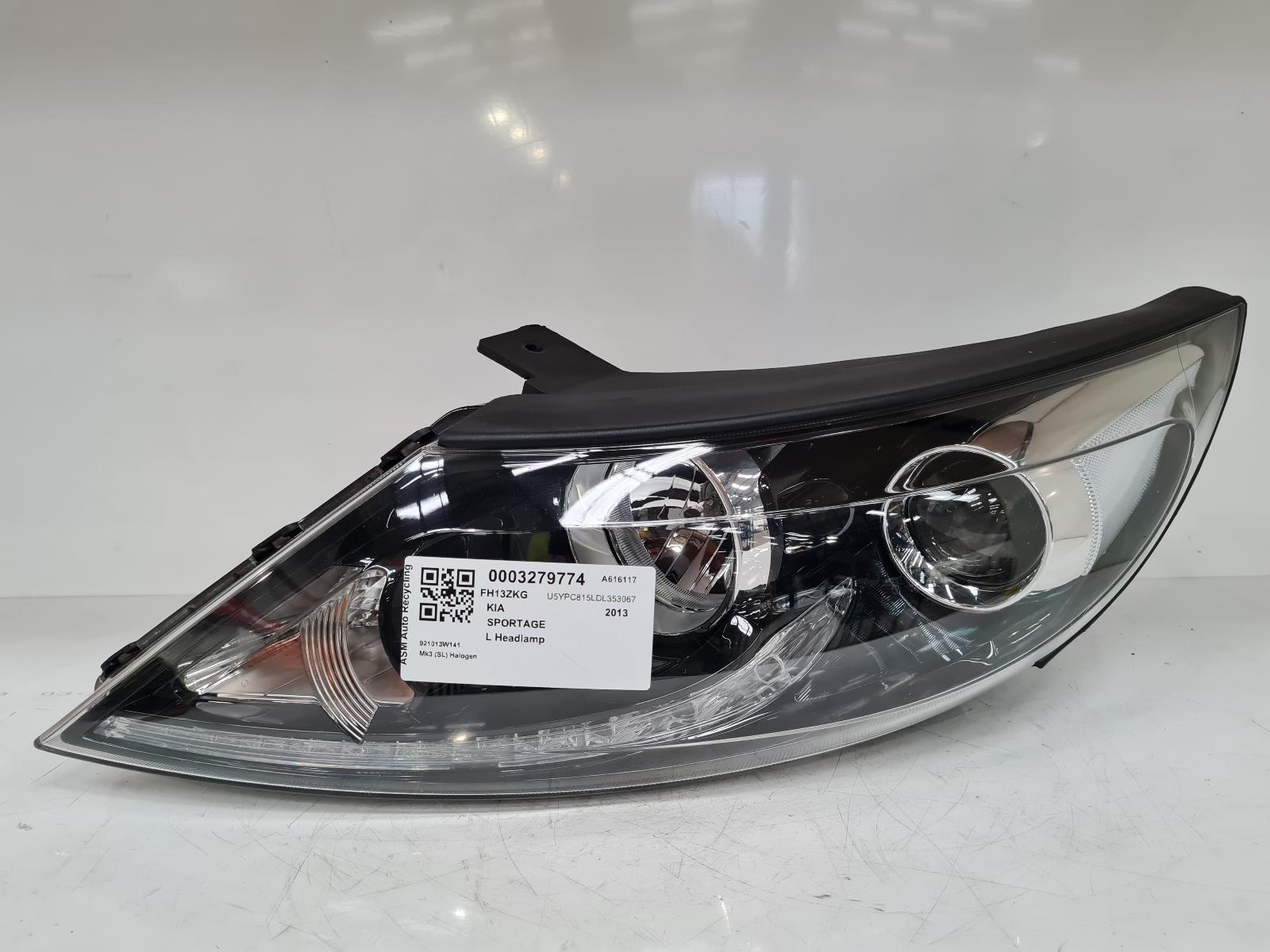 View Auto part L Headlamp Kia Sportage 2013