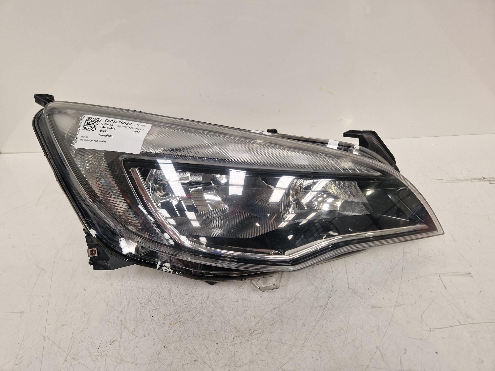 View Auto part R Headlamp Vauxhall Astra 2012