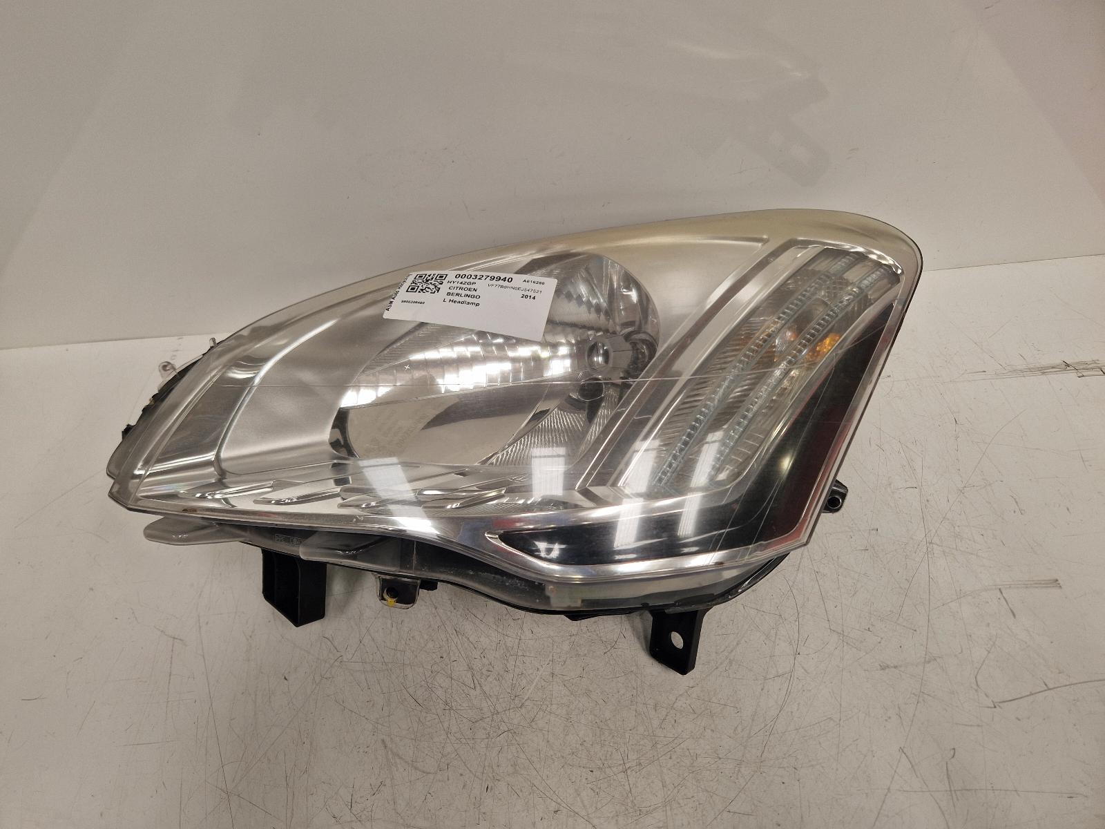 View Auto part L Headlamp Citroen Berlingo 2014