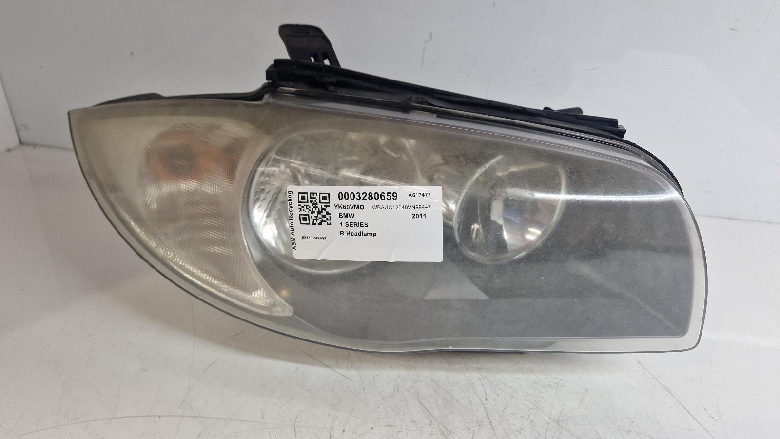 View Auto part R Headlamp Bmw 1 Series 2011