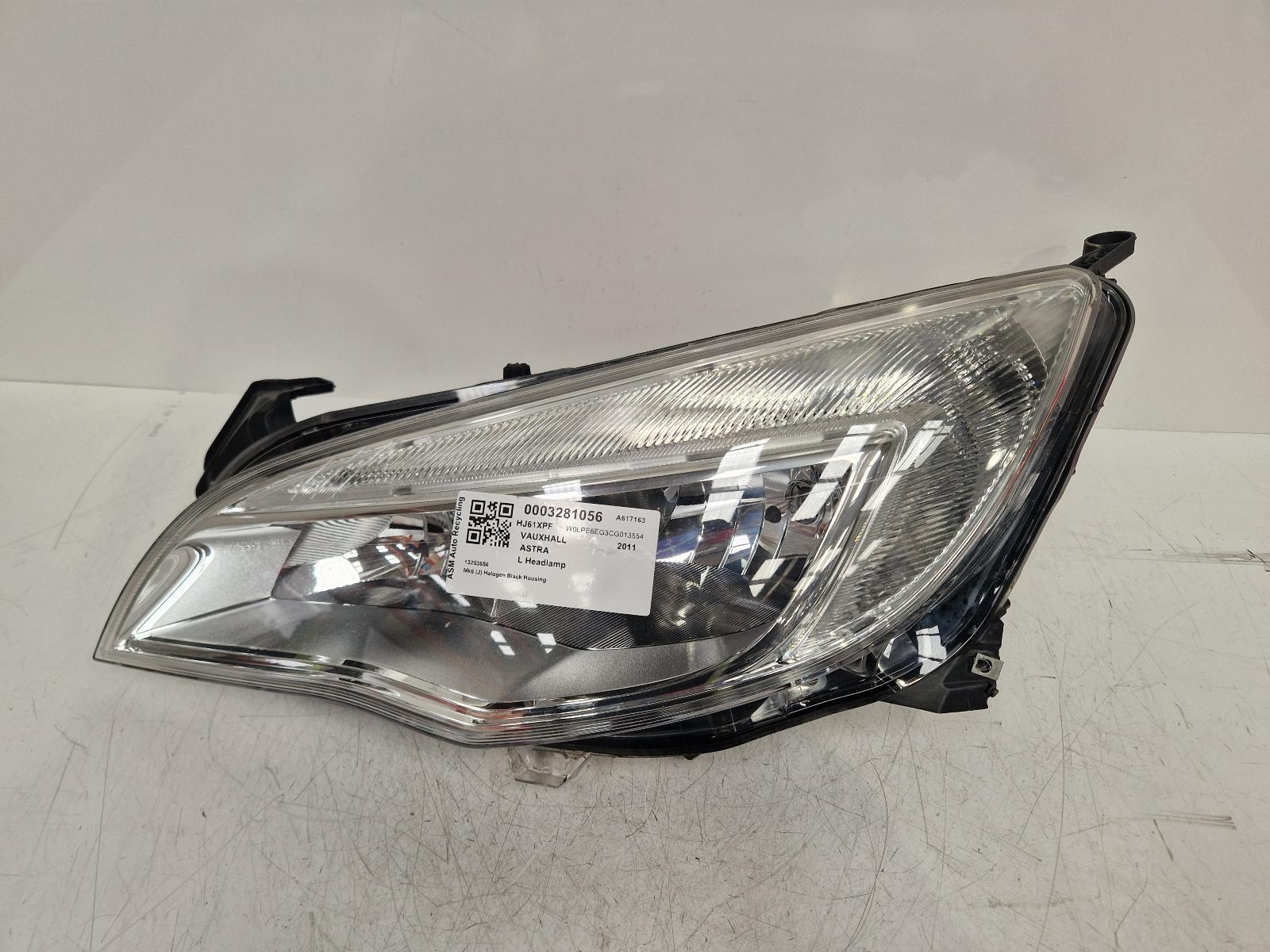 View Auto part L Headlamp Vauxhall Astra 2011