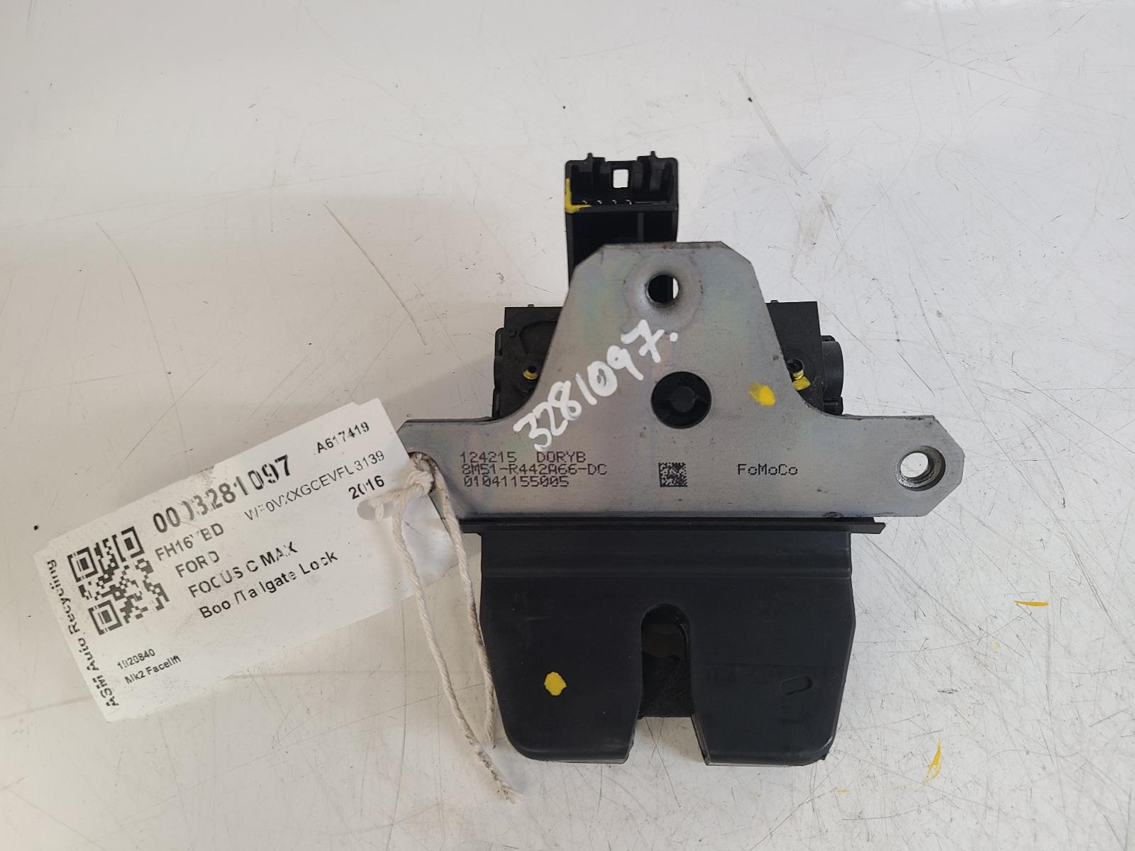 View Auto part Bootlid/Tailgate Lock Ford Focus C Max 2016