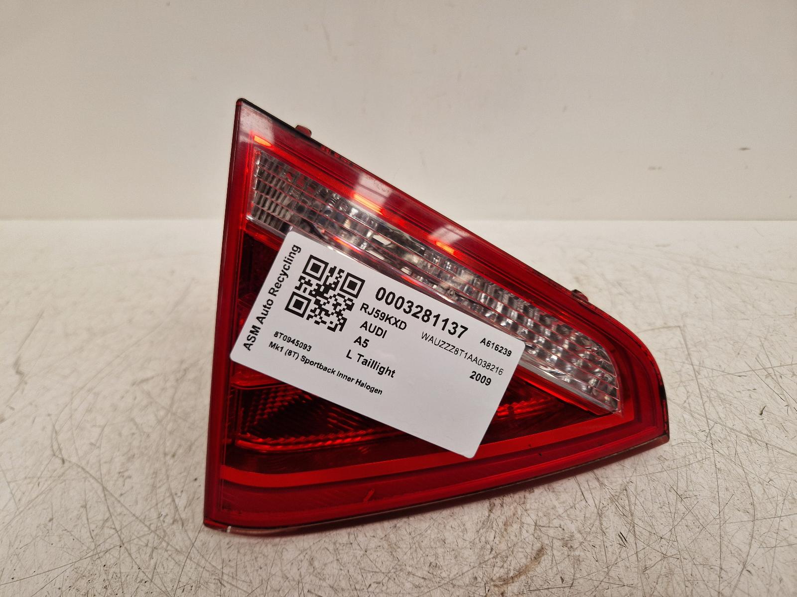 View Auto part L Taillight Audi A5 2009