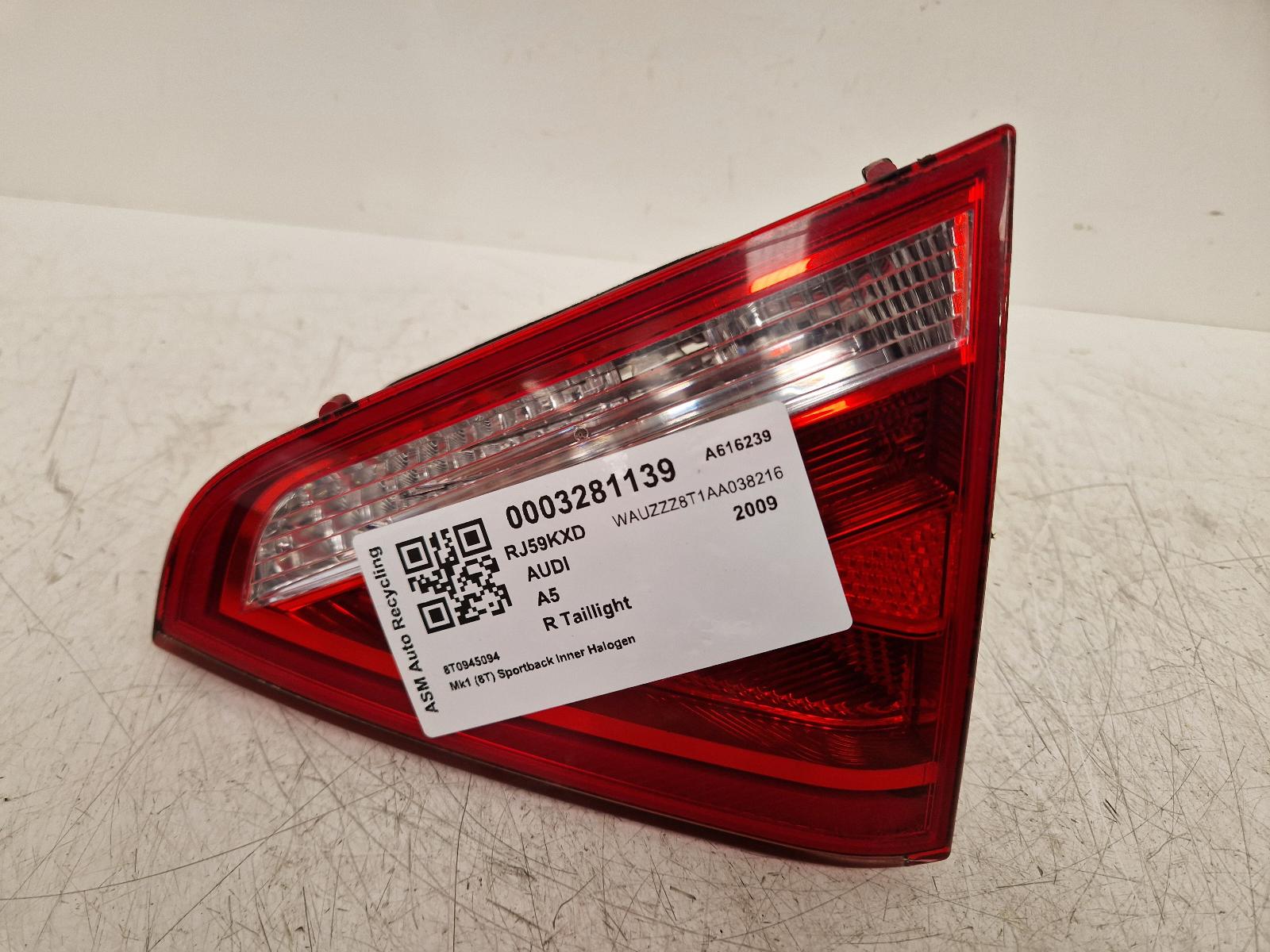 View Auto part R Taillight Audi A5 2009