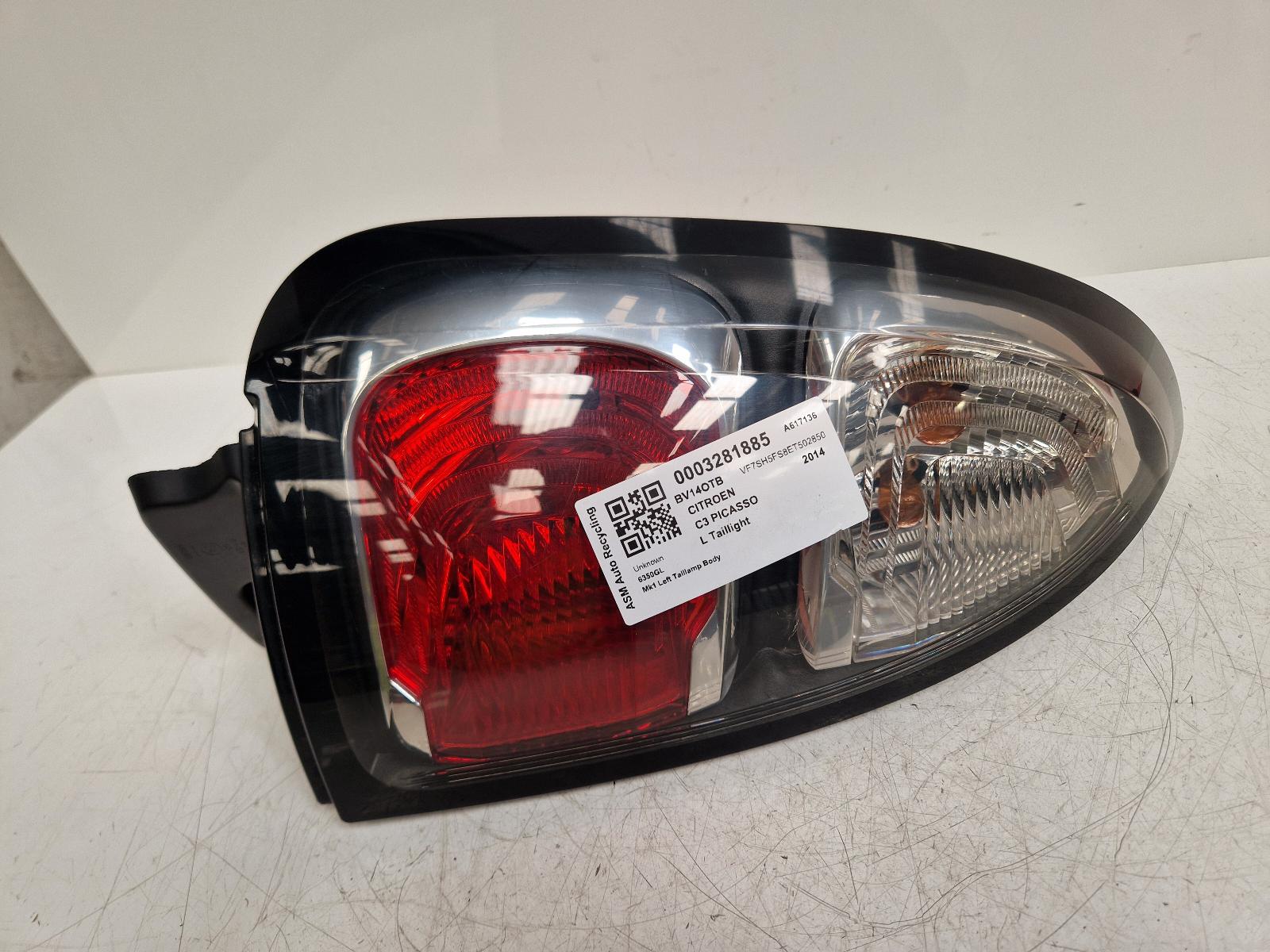 View Auto part L Taillight Citroen C3 Picasso 2014