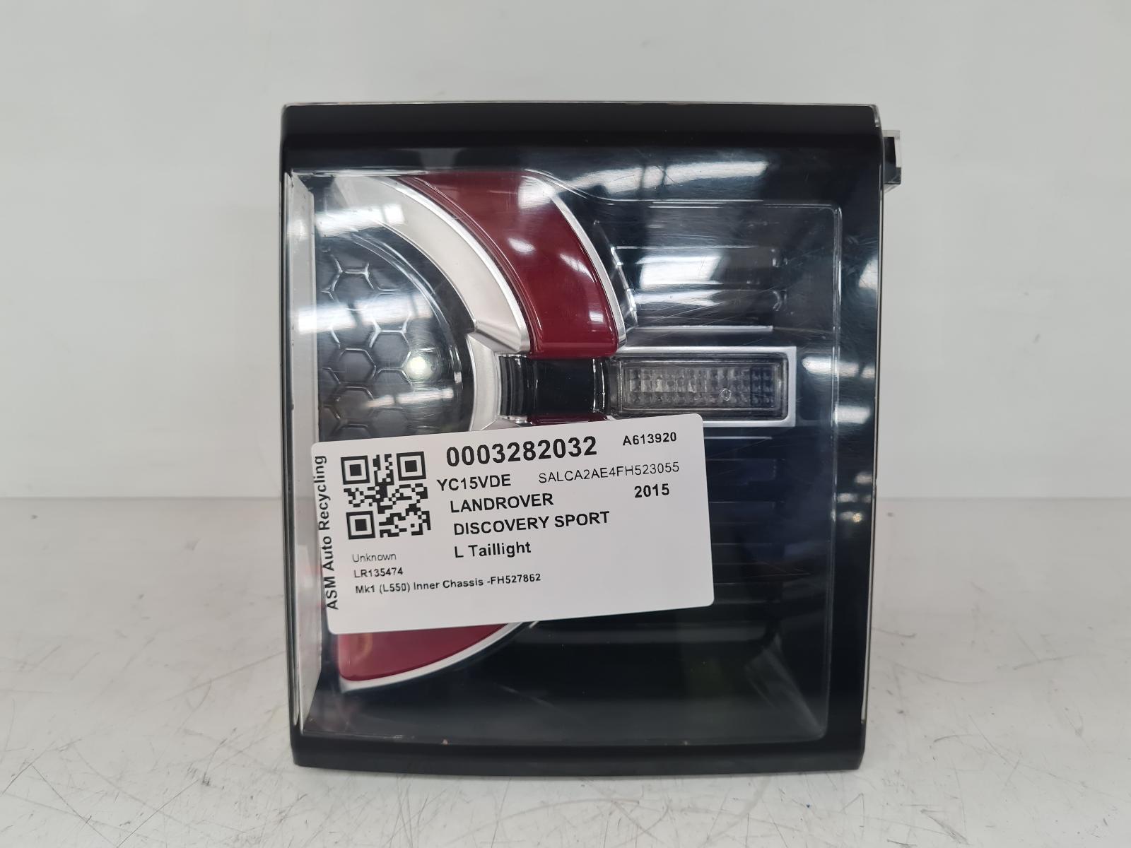 View Auto part L Taillight Land Rover Discovery Sport 2015