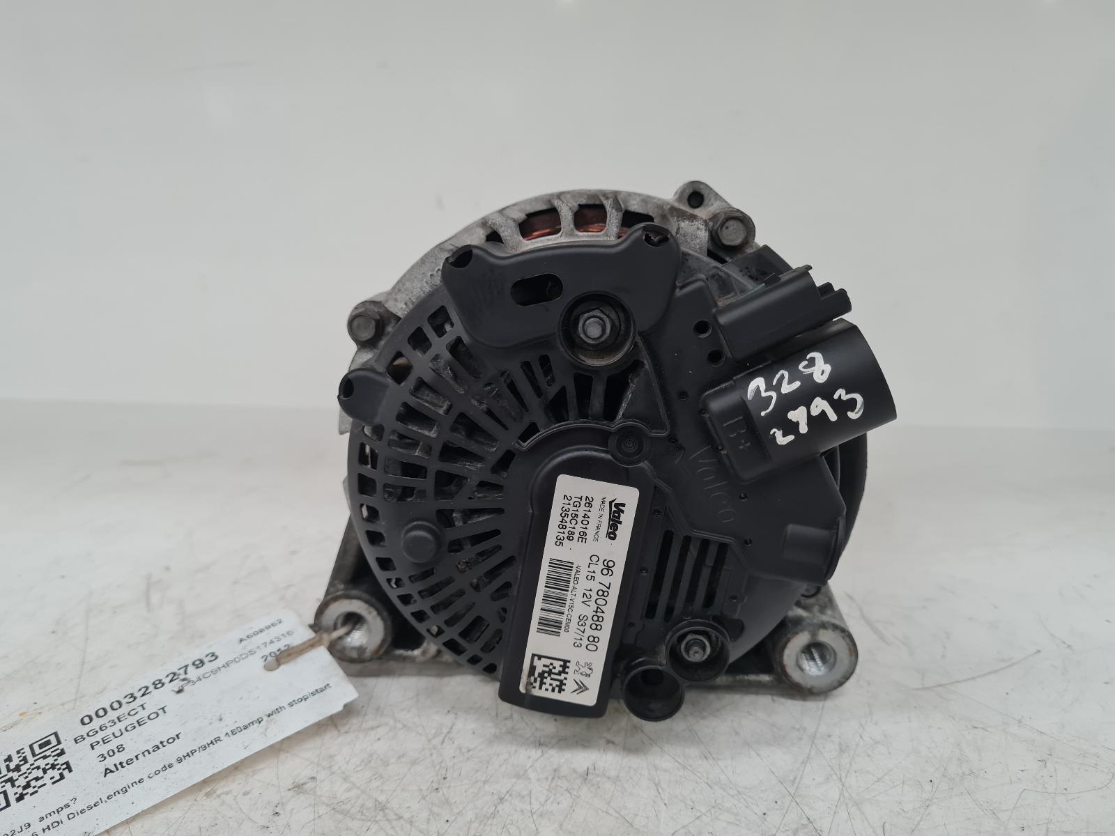 View Auto part Alternator Peugeot 308 2013