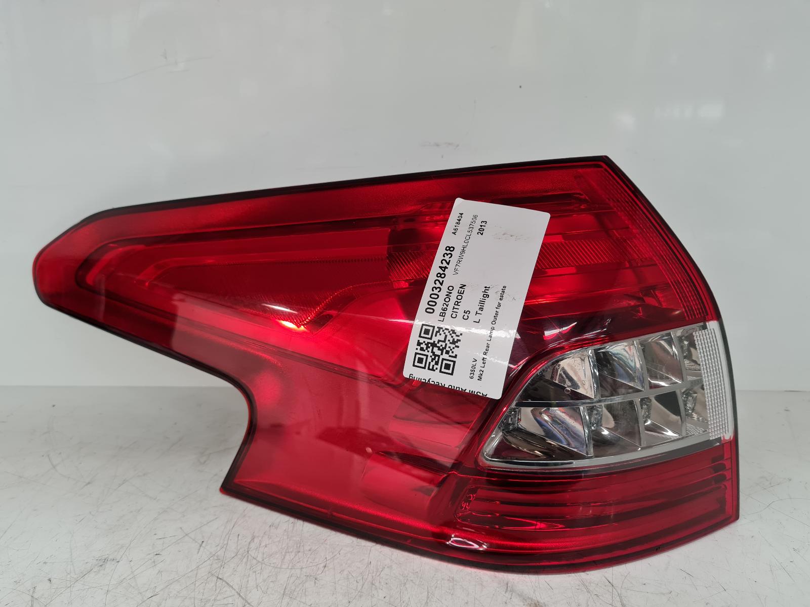 View Auto part L Taillight Citroen C5 2013