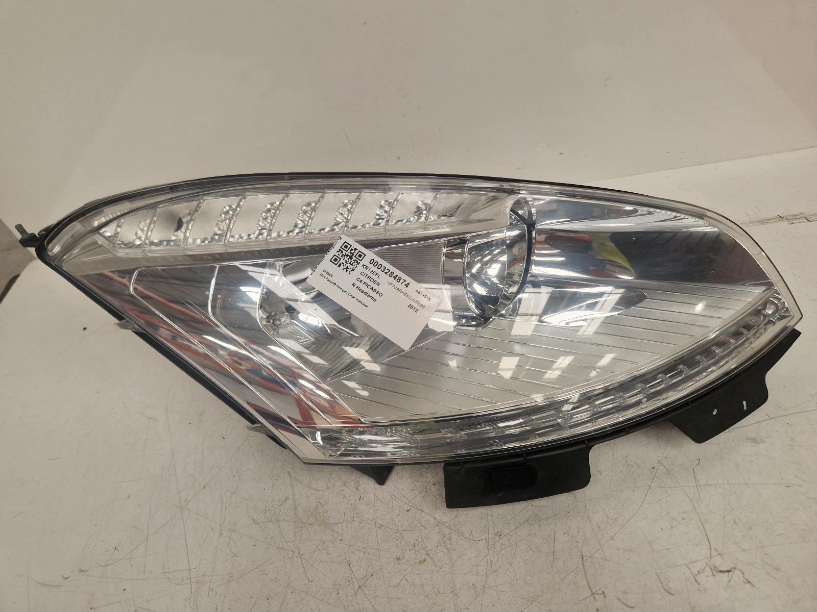 View Auto part R Headlamp Citroen C4 Picasso 2012