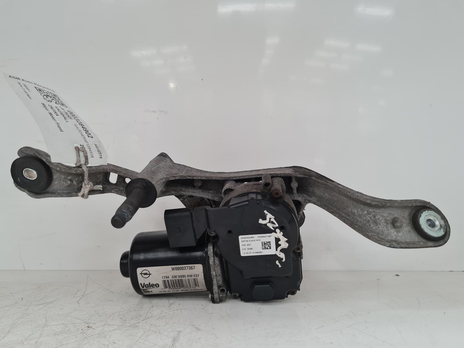 View Auto part Wiper Motor Front Vauxhall Zafira 2015