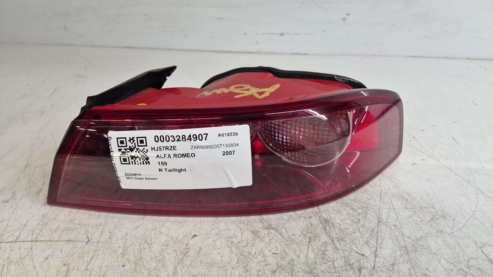 View Auto part R Taillight Alfa Romeo 159 2007