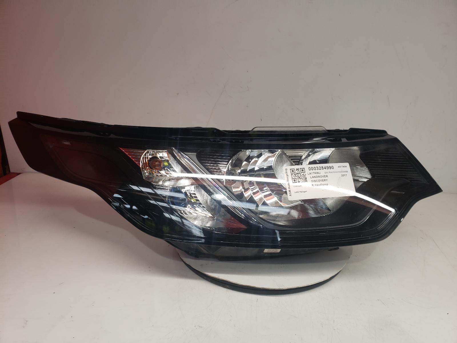 View Auto part R Headlamp Land Rover Discovery 2017