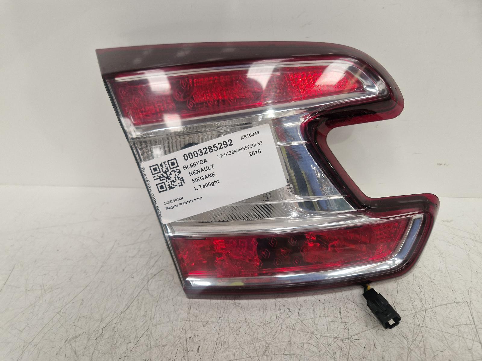 View Auto part L Taillight Renault Megane 2016