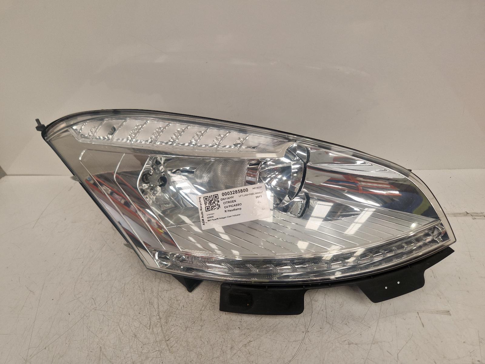 View Auto part R Headlamp Citroen C4 Picasso 2011