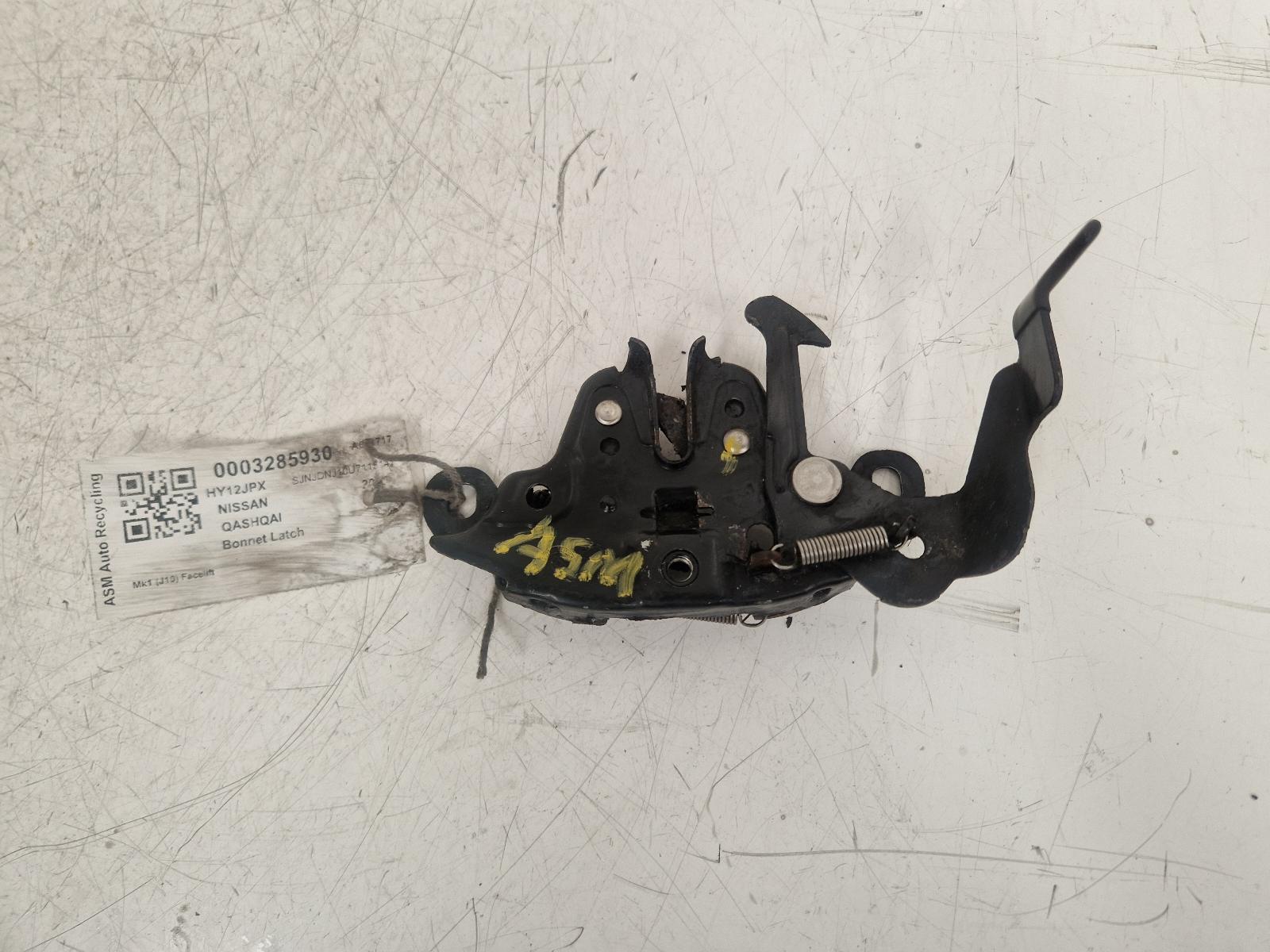 View Auto part Bonnet Latch Nissan Qashqai 2012