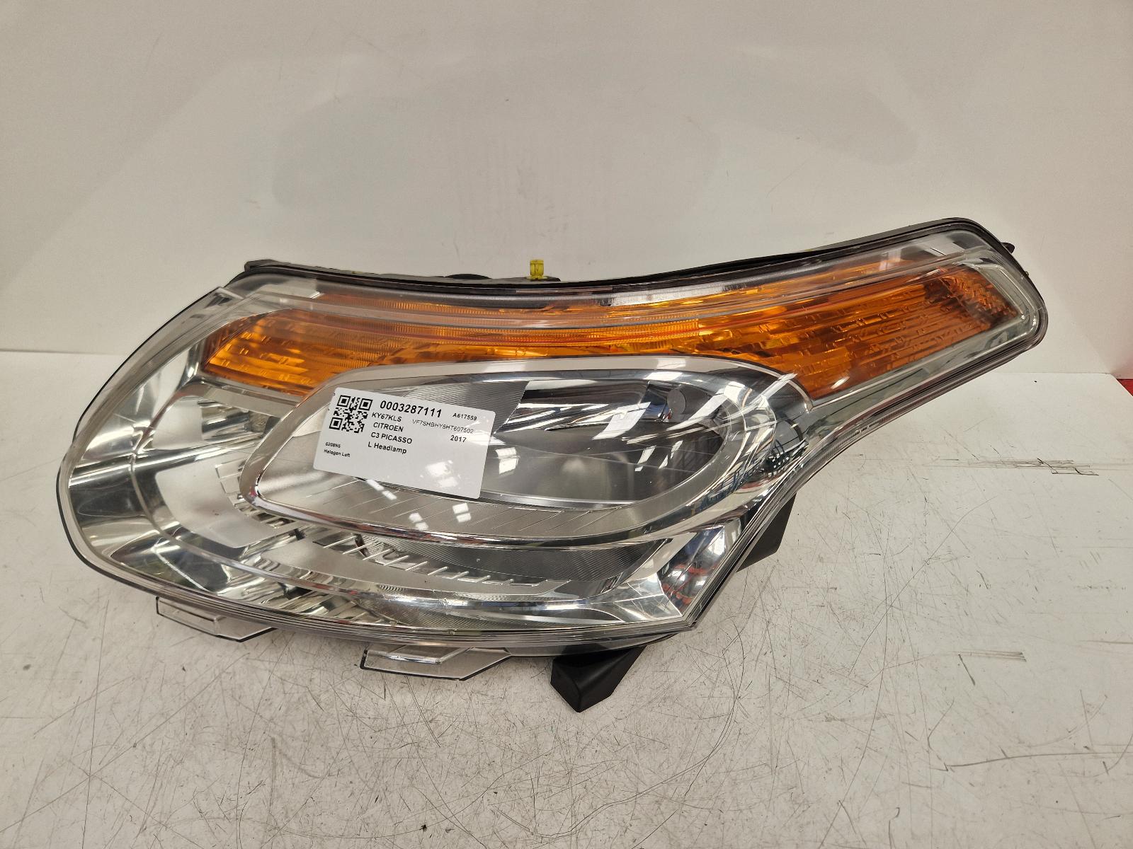 View Auto part L Headlamp Citroen C3 Picasso 2017